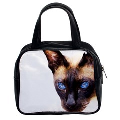 Siamese Cat Classic Handbag (Two Sides) from ArtsNow.com Front