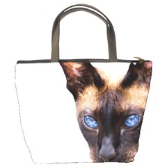 Siamese Cat Bucket Bag from ArtsNow.com Back