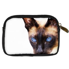 Siamese Cat Digital Camera Leather Case from ArtsNow.com Back