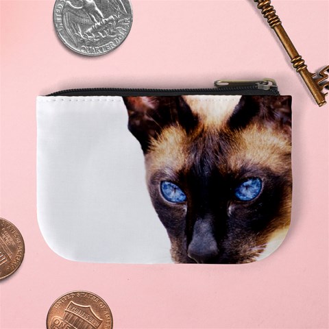 Siamese Cat Mini Coin Purse from ArtsNow.com Back