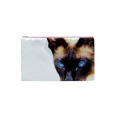 Siamese Cat Cosmetic Bag (Small) from ArtsNow.com Front