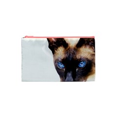 Siamese Cat Cosmetic Bag (Small) from ArtsNow.com Front