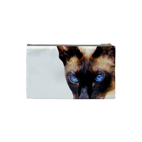 Siamese Cat Cosmetic Bag (Small) from ArtsNow.com Back