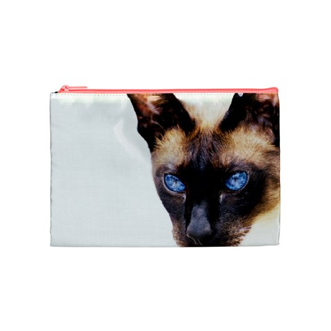 Siamese Cat Cosmetic Bag (Medium) from ArtsNow.com Front