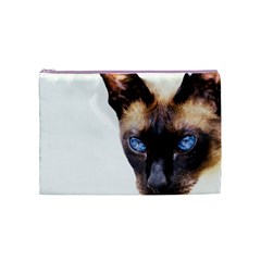 Siamese Cat Cosmetic Bag (Medium) from ArtsNow.com Front