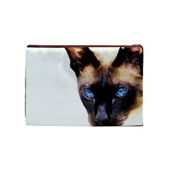 Siamese Cat Cosmetic Bag (Medium) from ArtsNow.com Front