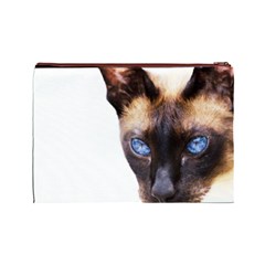 Siamese Cat Cosmetic Bag (Large) from ArtsNow.com Back