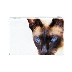 Siamese Cat Cosmetic Bag (Large) from ArtsNow.com Back