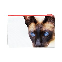 Siamese Cat Cosmetic Bag (Large) from ArtsNow.com Back