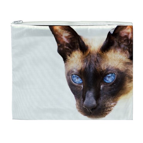 Siamese Cat Cosmetic Bag (XL) from ArtsNow.com Front