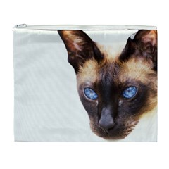 Siamese Cat Cosmetic Bag (XL) from ArtsNow.com Front