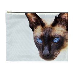 Siamese Cat Cosmetic Bag (XL) from ArtsNow.com Front