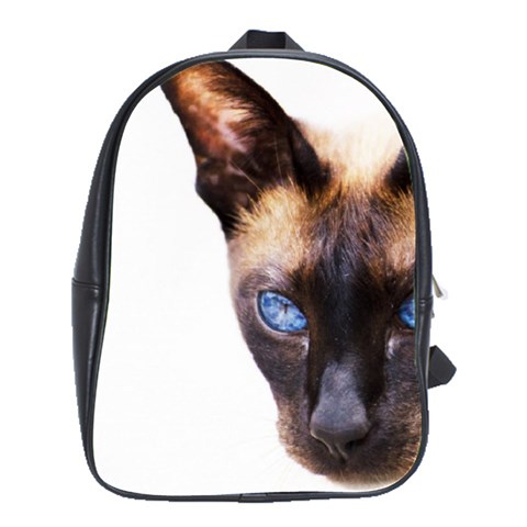 Siamese Cat School Bag (Large) from ArtsNow.com Front