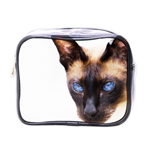 Siamese Cat Mini Toiletries Bag (One Side) from ArtsNow.com Front