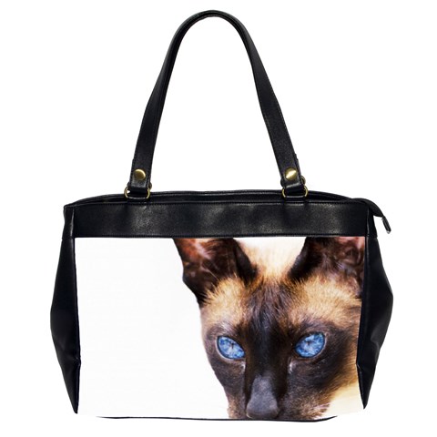 Siamese Cat Oversize Office Handbag (2 Sides) from ArtsNow.com Front