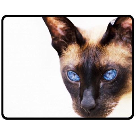 Siamese Cat Fleece Blanket (Medium) from ArtsNow.com 60 x50  Blanket Front