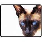 Siamese Cat Fleece Blanket (Medium)