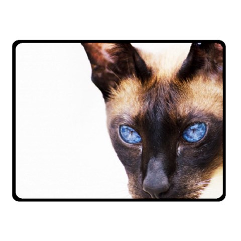 Siamese Cat Fleece Blanket (Small) from ArtsNow.com 50 x40  Blanket Front