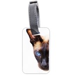 Siamese Cat Luggage Tag (one side)