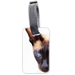 Siamese Cat Luggage Tag (two sides) from ArtsNow.com Back