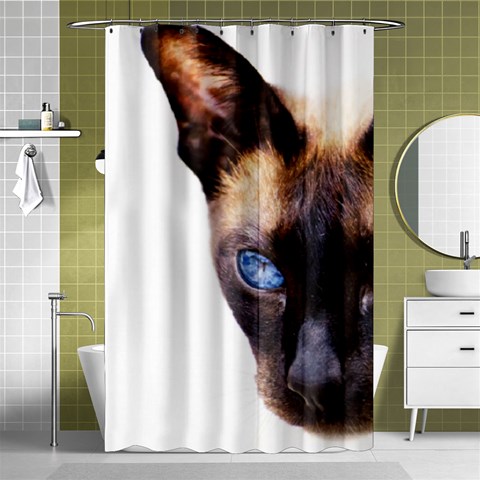 Siamese Cat Shower Curtain 48  x 72  (Small) from ArtsNow.com Curtain(48  X 72 ) - 42.18 x64.8  Curtain(48  X 72 )