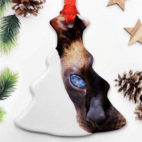 Siamese Cat Ornament (Christmas Tree)  from ArtsNow.com Front