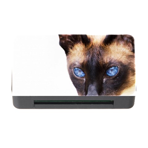 Siamese Cat Memory Card Reader with CF from ArtsNow.com Front