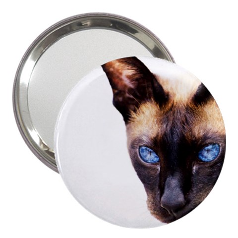 Siamese Cat 3  Handbag Mirror from ArtsNow.com Front