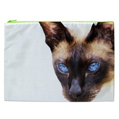 Siamese Cat Cosmetic Bag (XXL) from ArtsNow.com Front