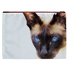 Siamese Cat Cosmetic Bag (XXL) from ArtsNow.com Back