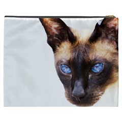 Siamese Cat Cosmetic Bag (XXXL) from ArtsNow.com Back