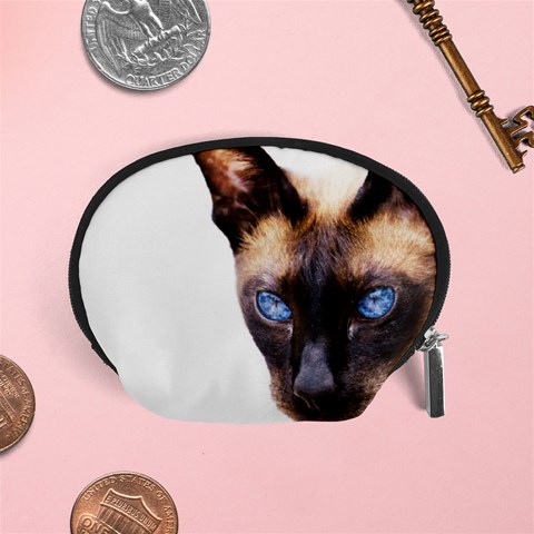 Siamese Cat Accessory Pouch (Small) from ArtsNow.com Front