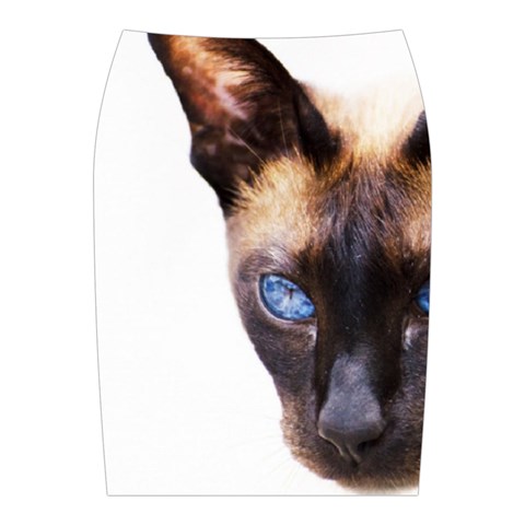 Siamese Cat Midi Wrap Pencil Skirt from ArtsNow.com Back