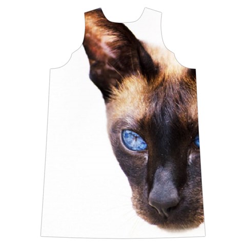 Siamese Cat Shoulder Cutout Velvet  One Piece from ArtsNow.com Back