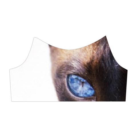 Siamese Cat Shoulder Cutout Velvet  One Piece from ArtsNow.com Left Sleeve