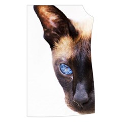 Siamese Cat Women s Button Up Puffer Vest from ArtsNow.com Front Left