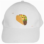 Emoji Taco White Cap