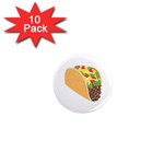 Emoji Taco 1  Mini Magnet (10 pack) 