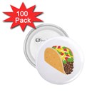 Emoji Taco 1.75  Button (100 pack) 