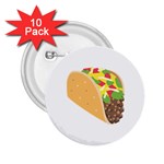 Emoji Taco 2.25  Button (10 pack)