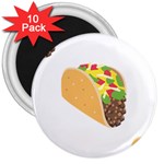 Emoji Taco 3  Magnet (10 pack)