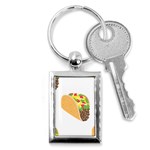 Emoji Taco Key Chain (Rectangle)