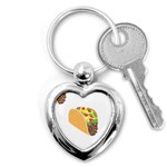 Emoji Taco Key Chain (Heart)