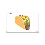 Emoji Taco Sticker (Rectangular)