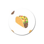 Emoji Taco Magnet 3  (Round)