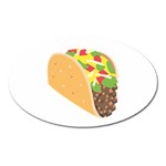 Emoji Taco Magnet (Oval)