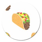 Emoji Taco Magnet 5  (Round)