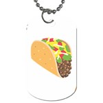 Emoji Taco Dog Tag (One Side)