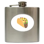 Emoji Taco Hip Flask (6 oz)