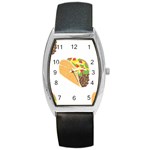 Emoji Taco Barrel Style Metal Watch